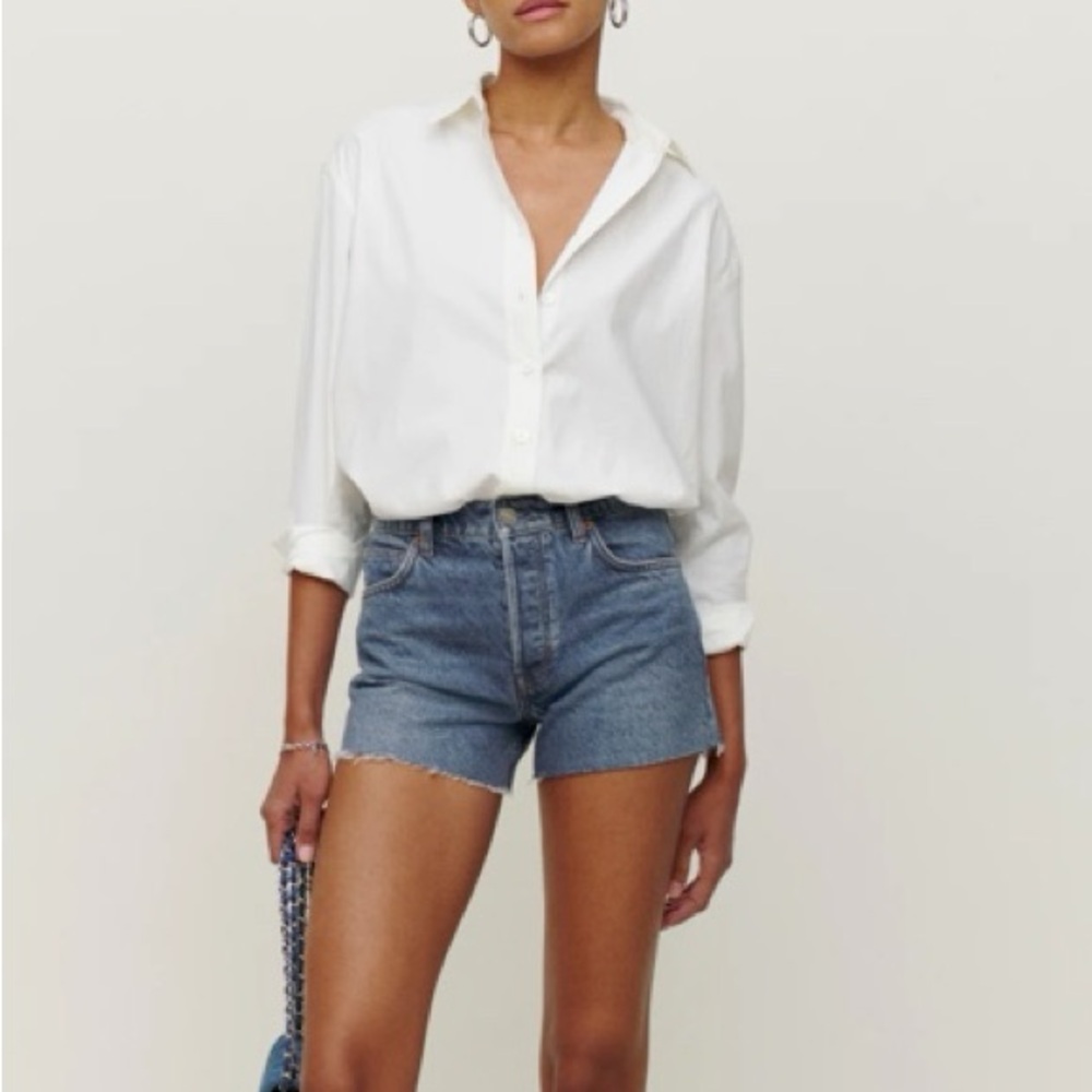 Reformation Jeans Charlie High Rise Jean Shorts size 27